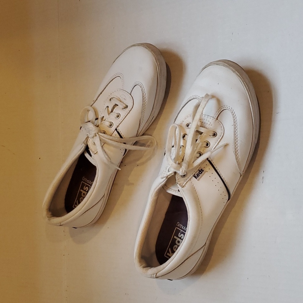 Keds Leather Sneakers. White